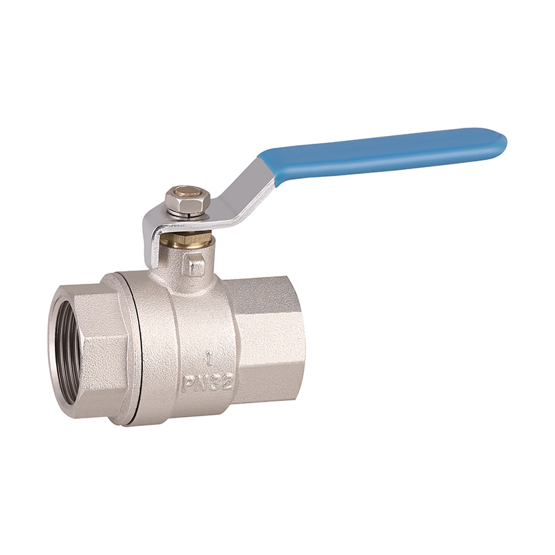 GH-1003 Nickel plated brass full port ball valve 