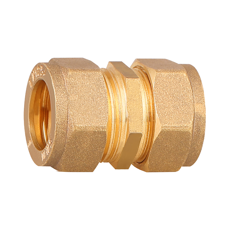 GH-6019 Compression brass equal coupling fitting