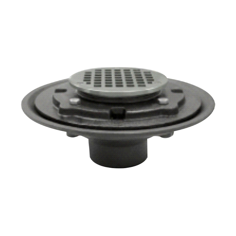 GH-6028 Cast iron floor drain with brass/nickel bronze strainer