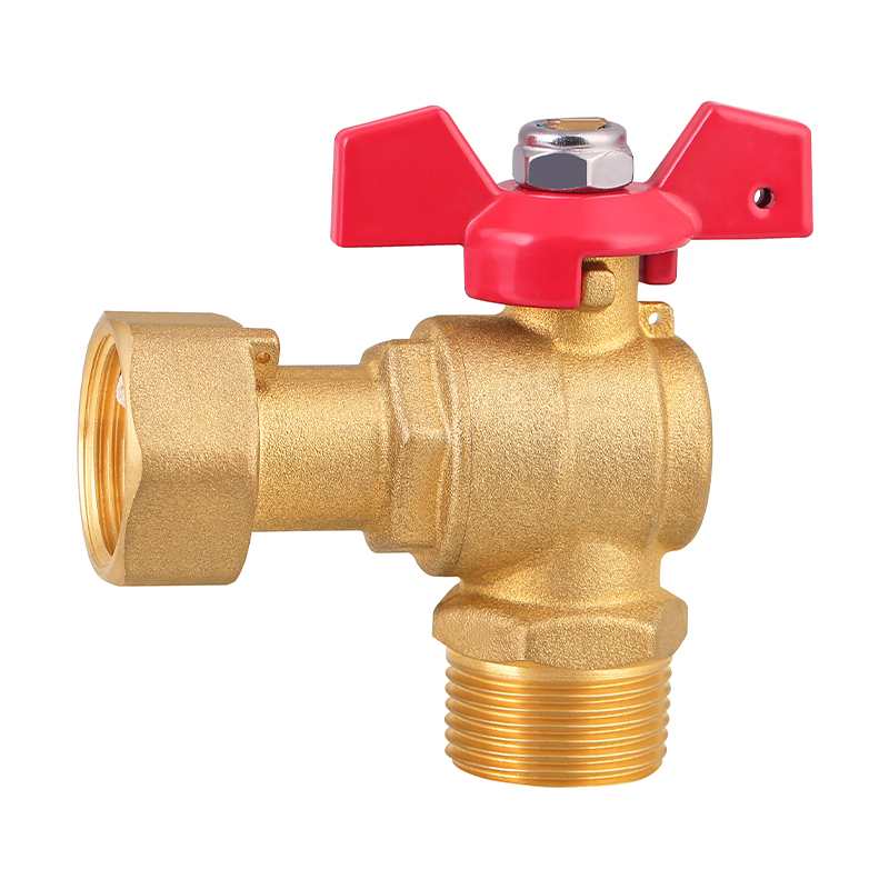 GH-1011 Brass angle ball valve with swivel