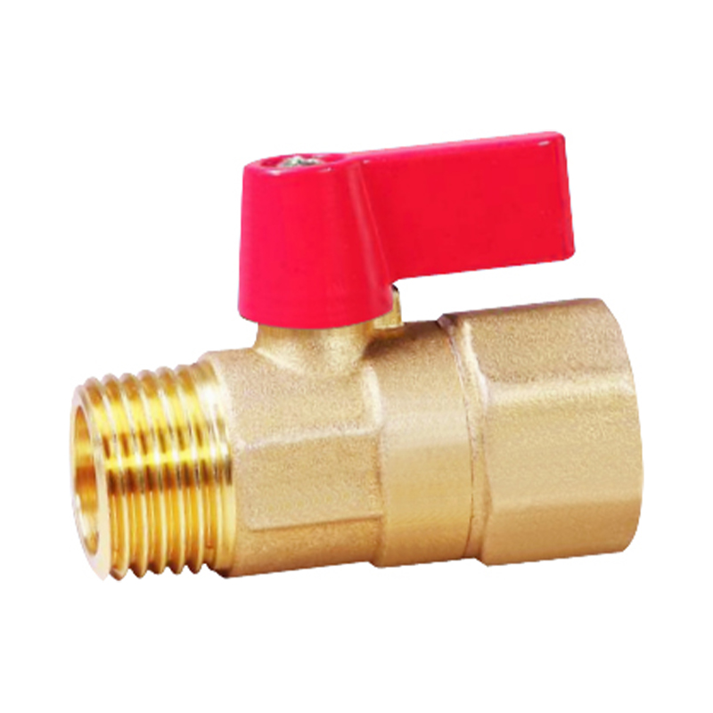 GH-1019  Brass forged mini ball valve Female x Male