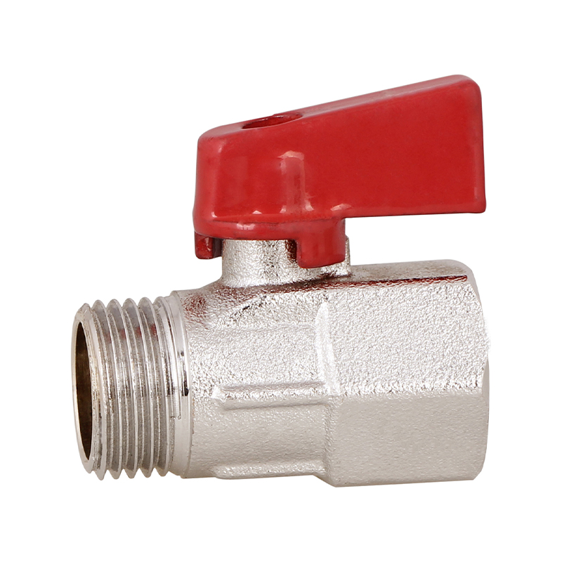 GH-1021  Nickel plated brass mini ball valve