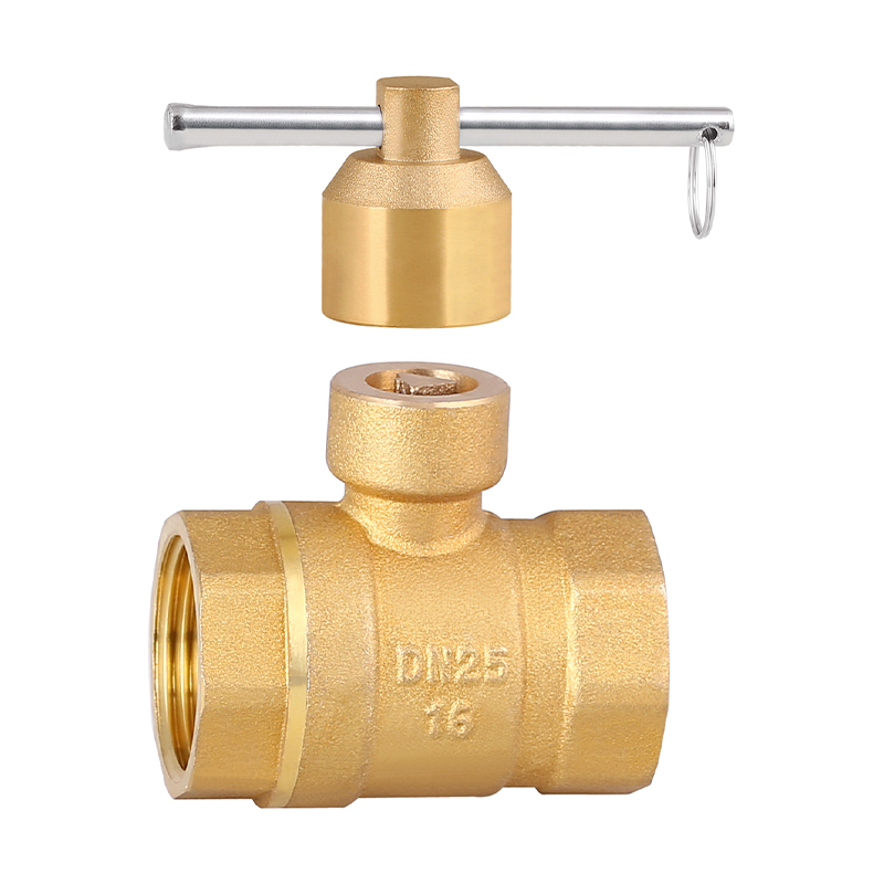 GH-1024 Brass locking ball valve Female x Female