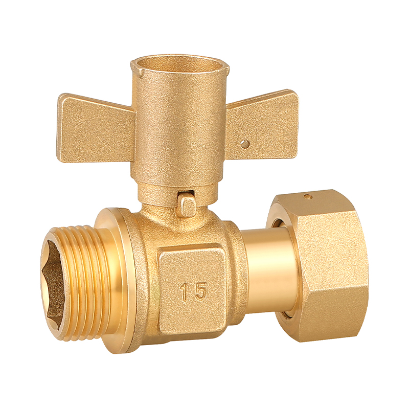 GH-1032 Brass lock ball valve with key handle