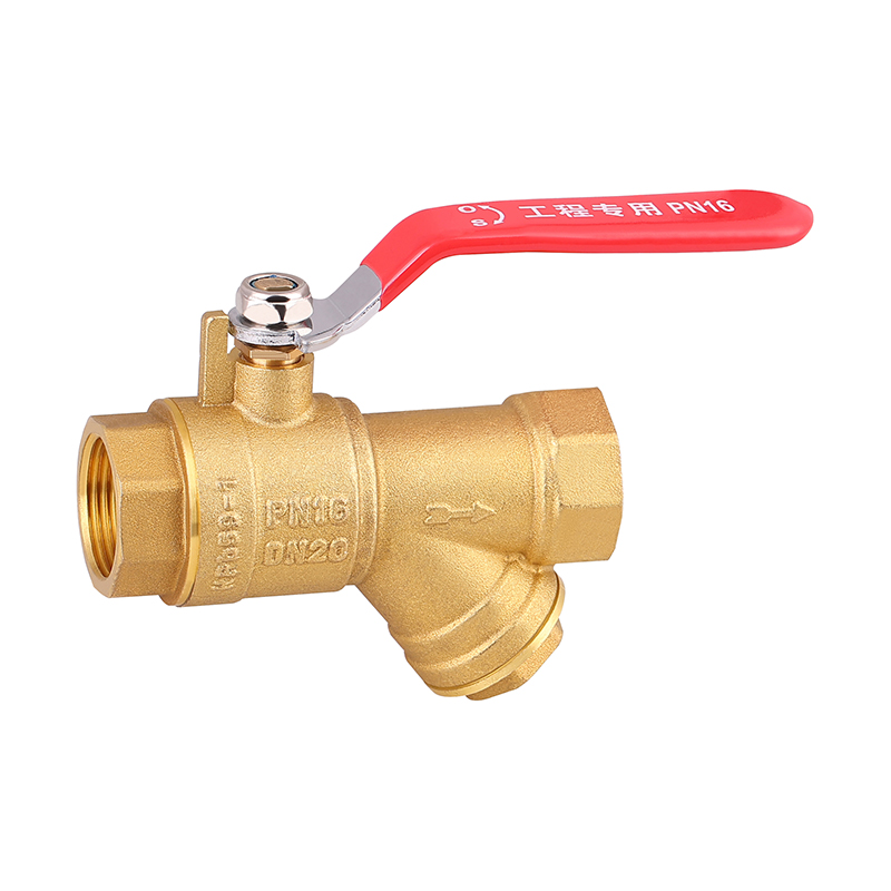 GH-1033 Brass Y type filter ball valve