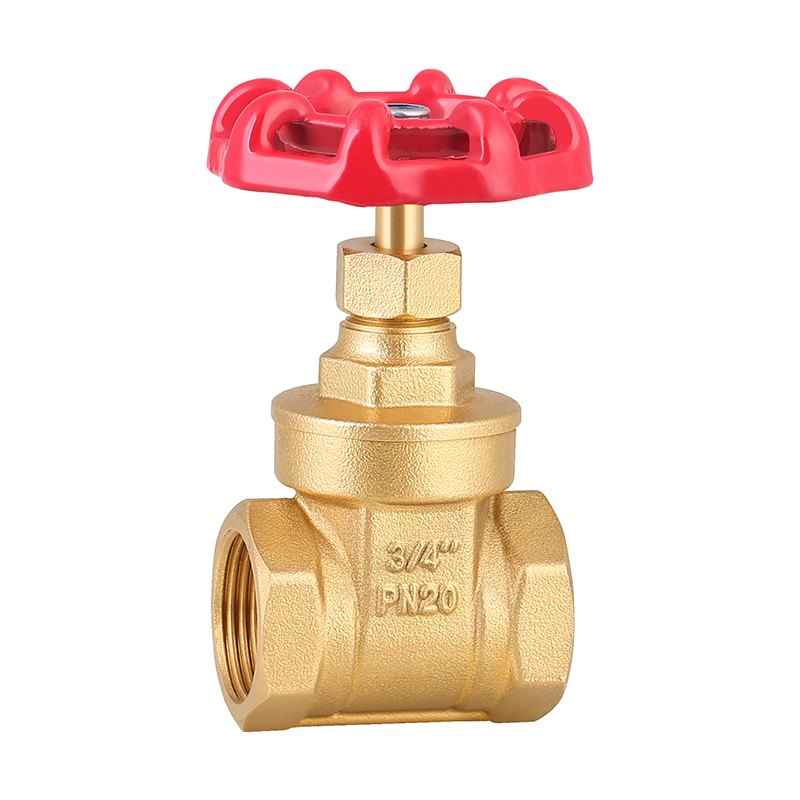 GH-2001 Brass BSP gate valve with cast iron handle/aluminum handle wheel