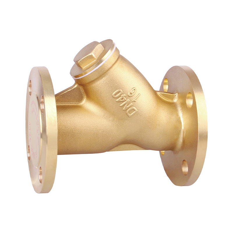 GH-5002 Brass flange Y type strainer