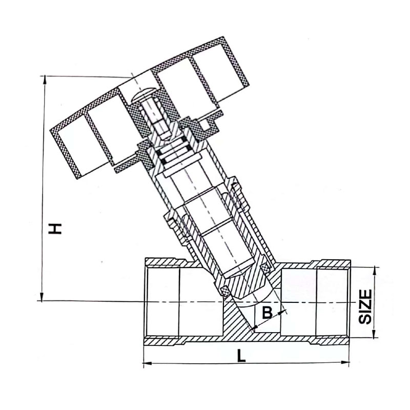 GH-5006 Brass balancing valve